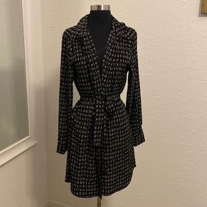 Long button down blouse